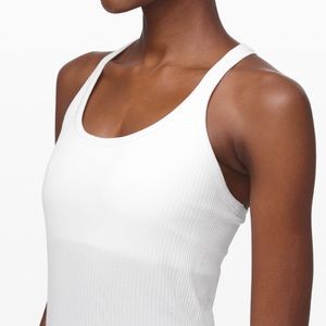 Lululemon Ebb to Street White Tank